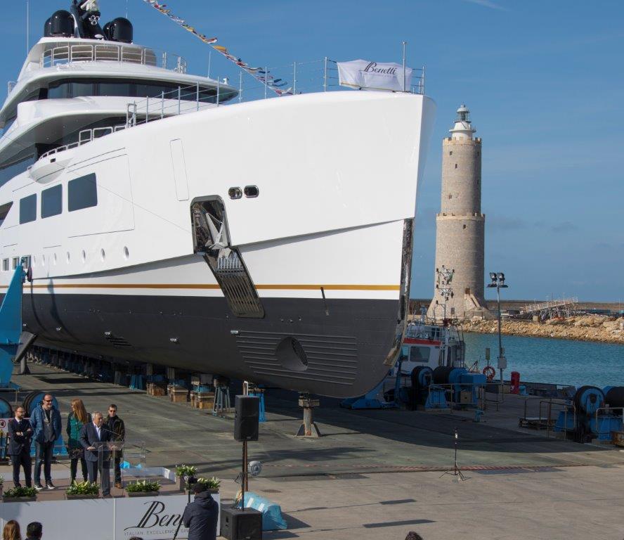 Benetti launches 70m FB273 with two REINTJES Gearboxes on board