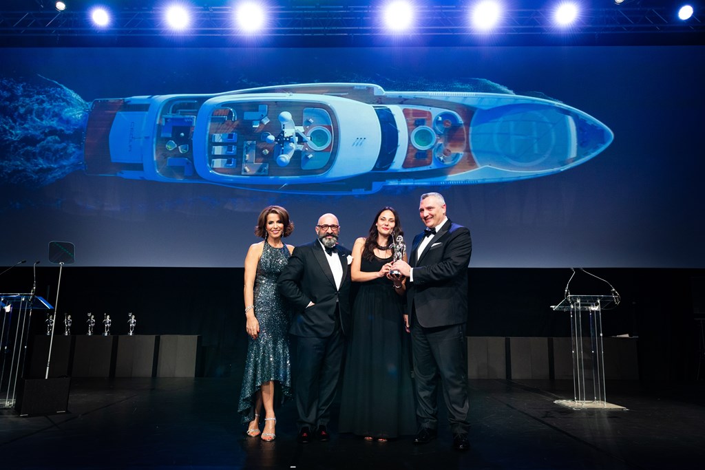 Wider 165 triumphs at the World Superyachts Awards 2019